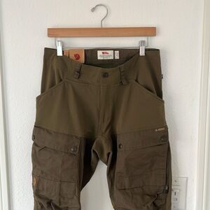 FjallRaven Keb Trousers Men's Olive Green Outdoor Pants